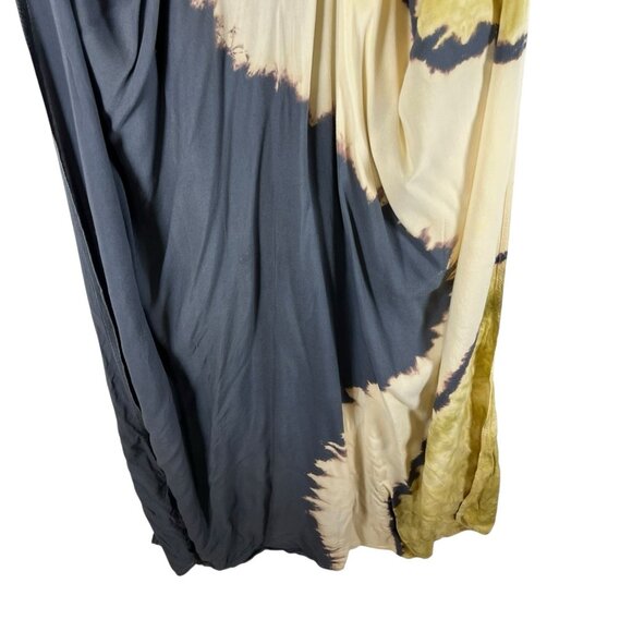 KY's Tie Dye Maxi Dress V Neck Sleeveless Casual Flowy Sundress - Picture 2 of 9